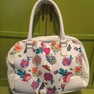 Betsey Johnson flower and bee butterfly bag purse
